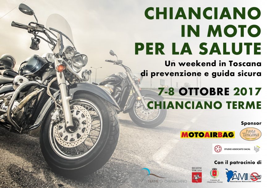 Locandina Chianciano in moto per la salute 2017